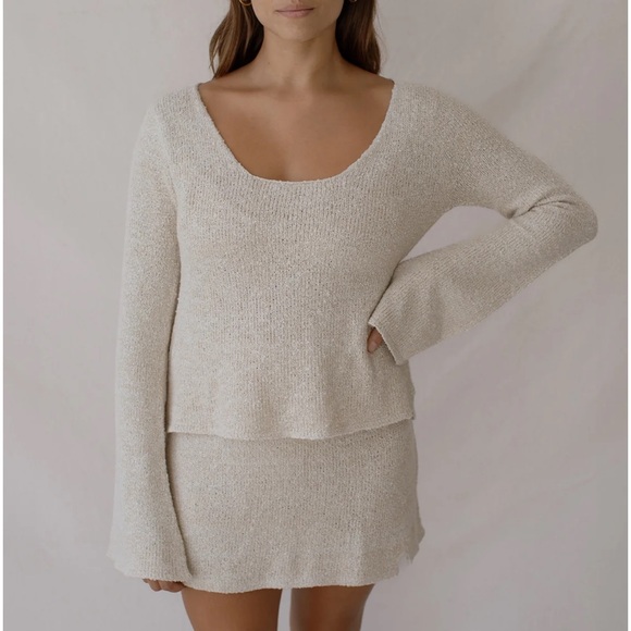 Paloma Knit set in Cloud Cream - Picture 7 of 7